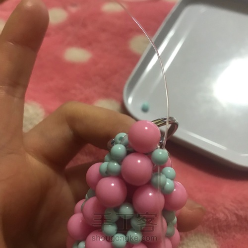 串珠水滴 第31步