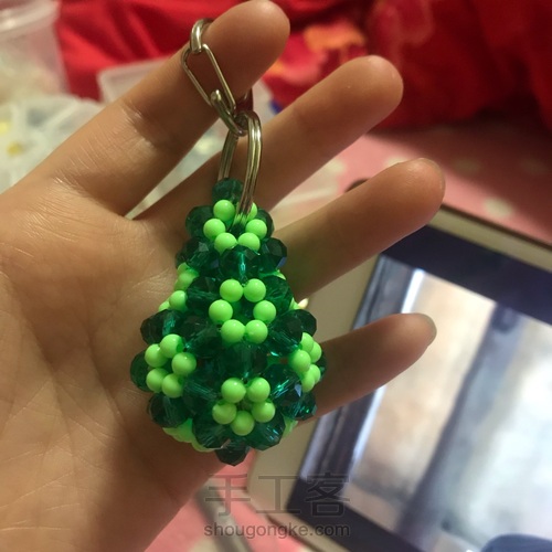 串珠水滴 第34步