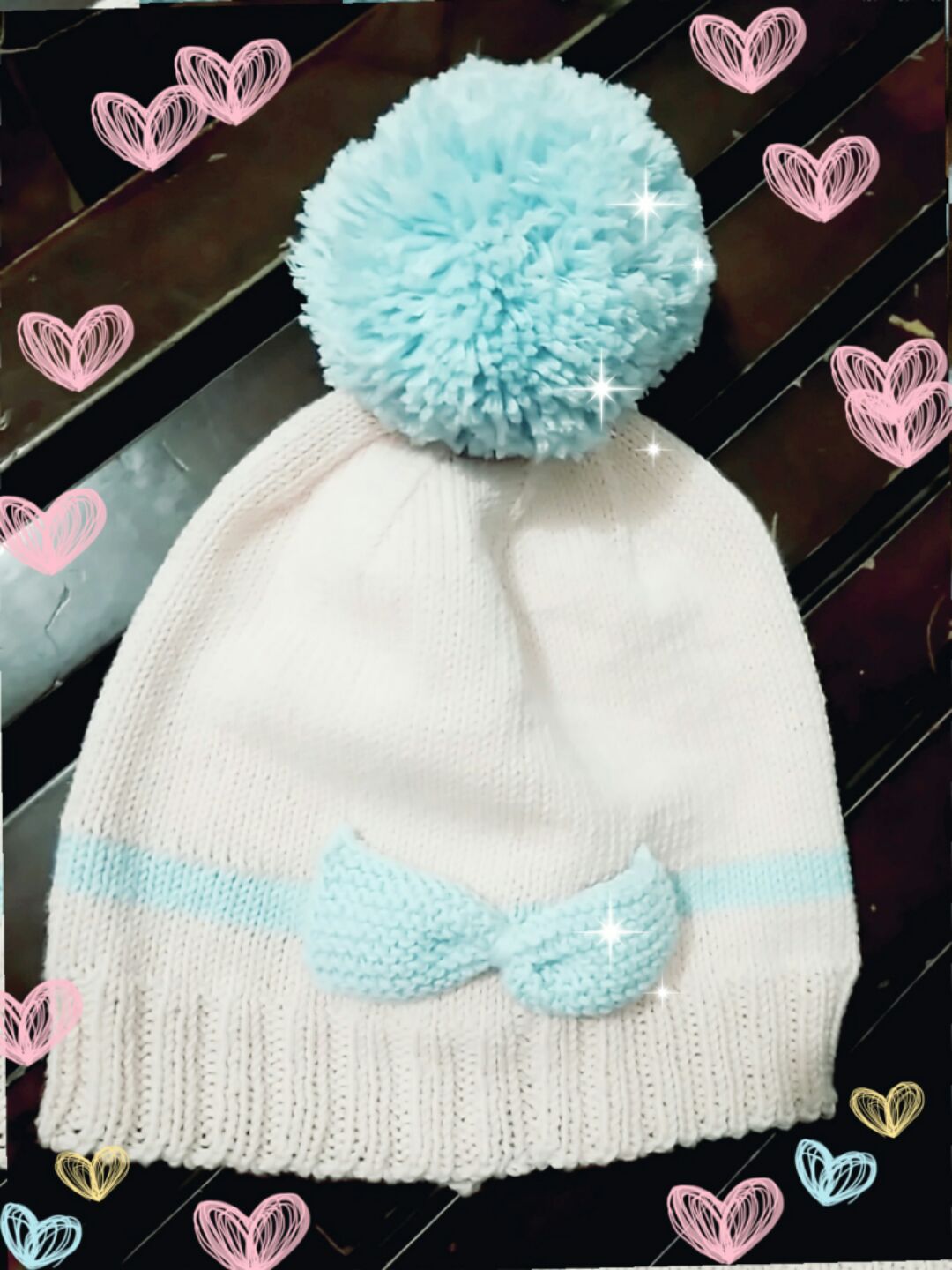 天冷了！给宝宝织个帽子吧！