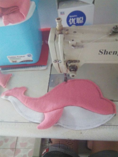 我也来做个布海豚吧 第4步