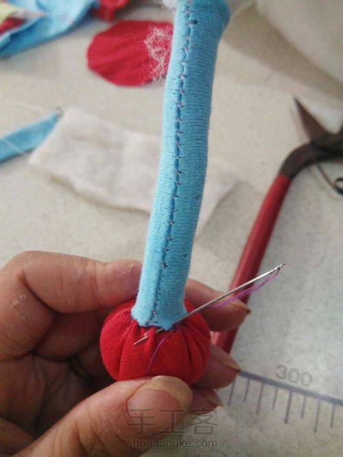 毛毛虫布偶 第10步