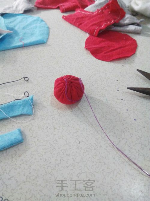 毛毛虫布偶 第8步