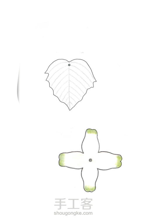 热缩片——铃兰花 第1步