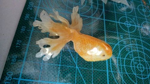 立体热缩金鱼 第13步