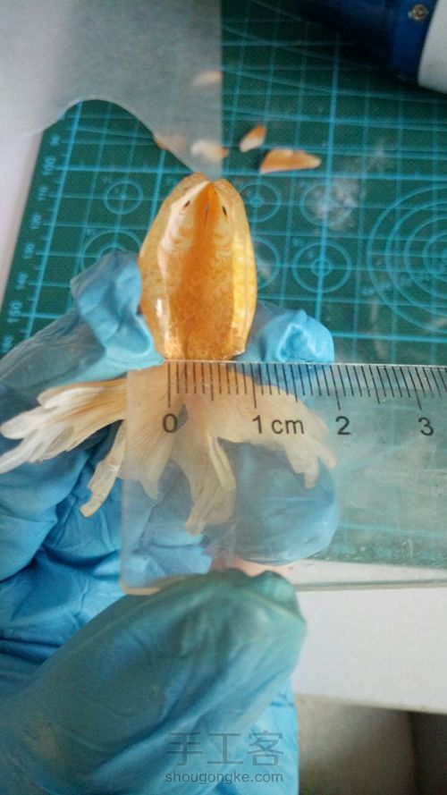 立体热缩金鱼 第14步