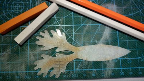 立体热缩金鱼 第20步