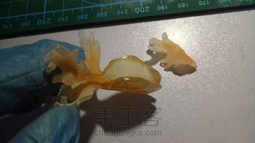 立体热缩金鱼 第22步