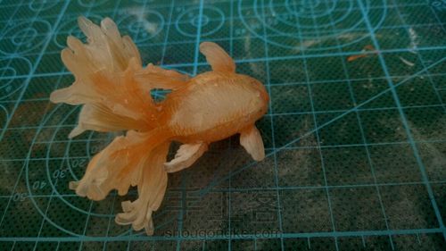 立体热缩金鱼 第24步