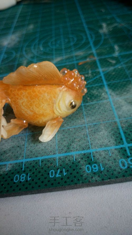 立体热缩金鱼 第25步