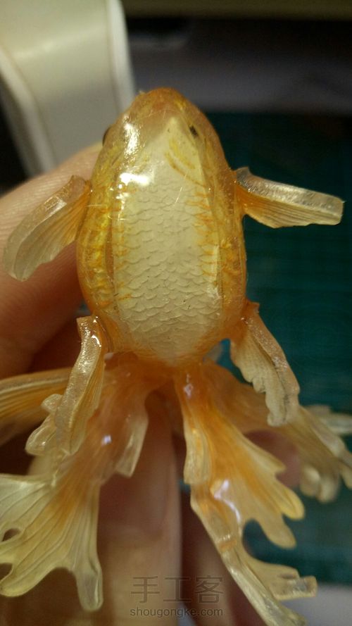 立体热缩金鱼 第26步
