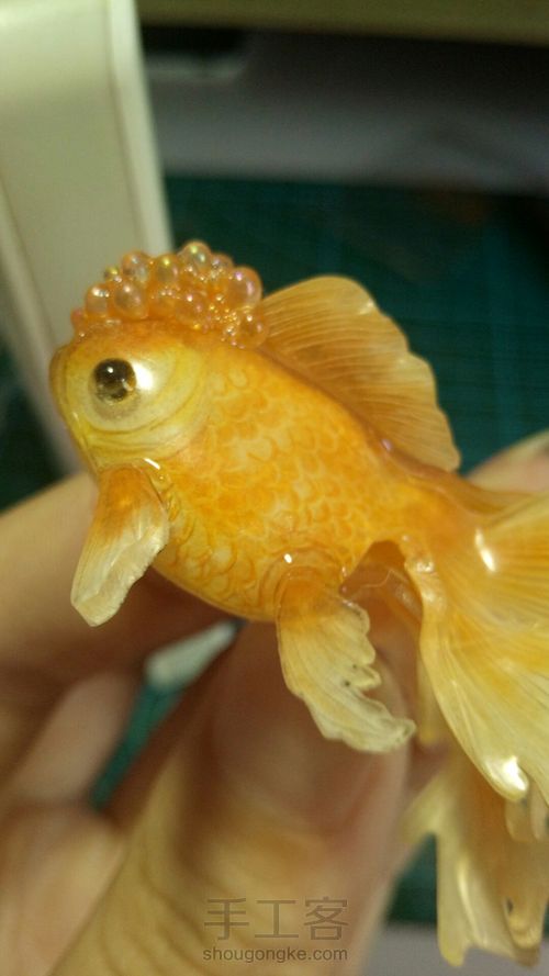 立体热缩金鱼 第27步