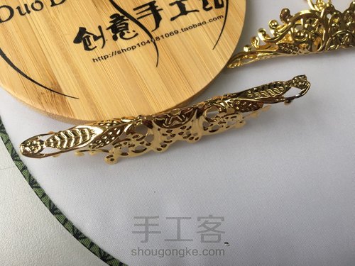 3-团扇中式婚礼新娘手捧花 第7步