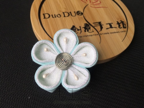 5-和风细工花簪🌸 第20步