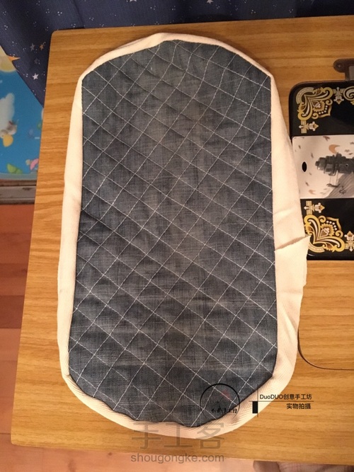 旧物改造 牛仔贝壳包 第10步