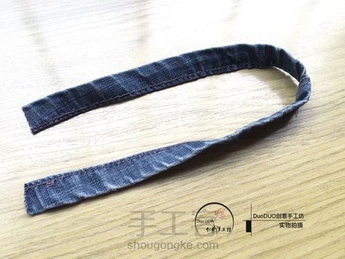 旧物改造 牛仔贝壳包 第13步