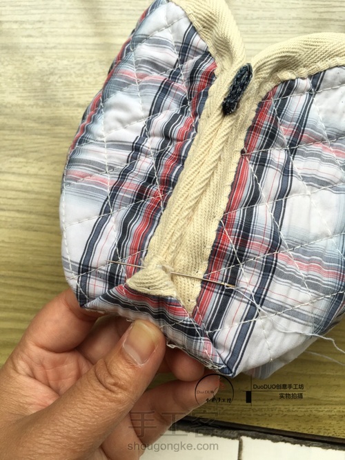 旧物改造 牛仔贝壳包 第17步