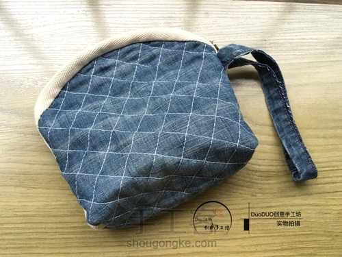 旧物改造 牛仔贝壳包 第21步