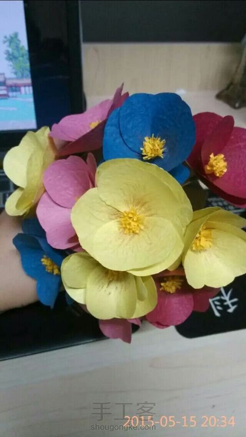 三色堇,分享喜欢 第12步