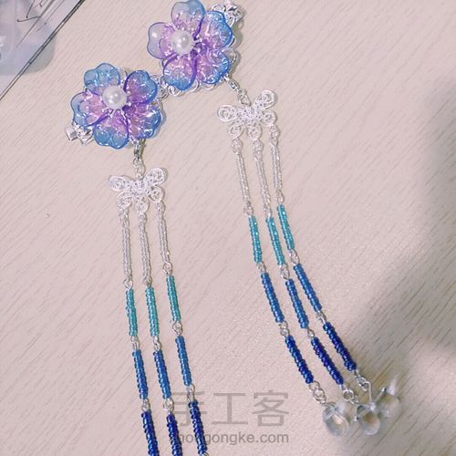 【冥冥】原创古风发夹 第5步