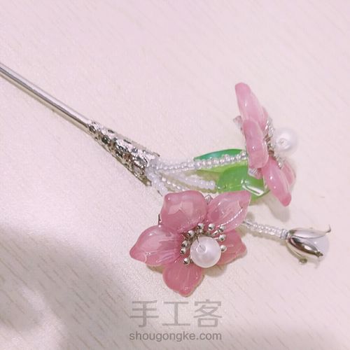 【花知晓】简易灵动古风发簪 第12步