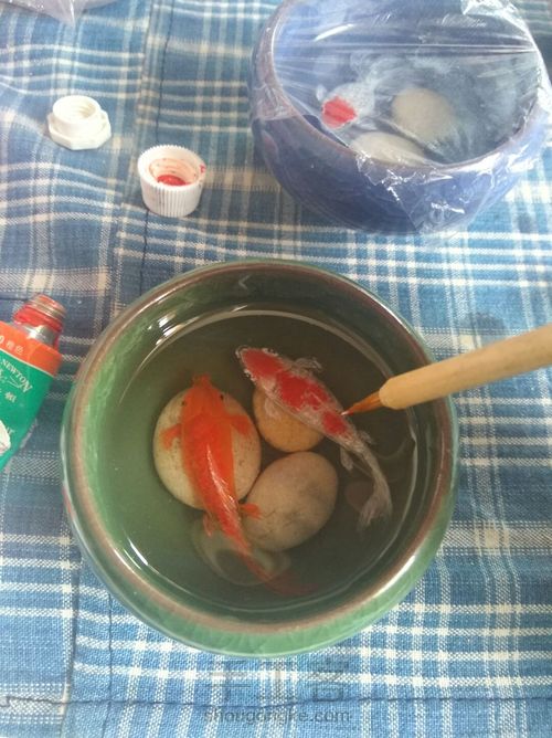 3d立体树脂画鱼~好运锦鲤 第13步