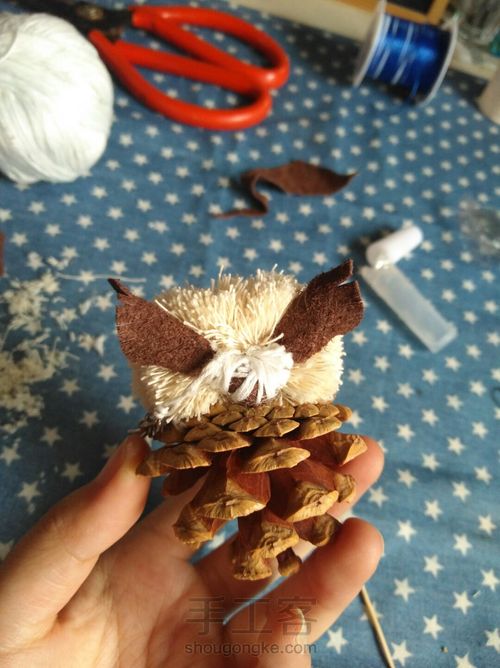 松塔猫头鹰 第16步