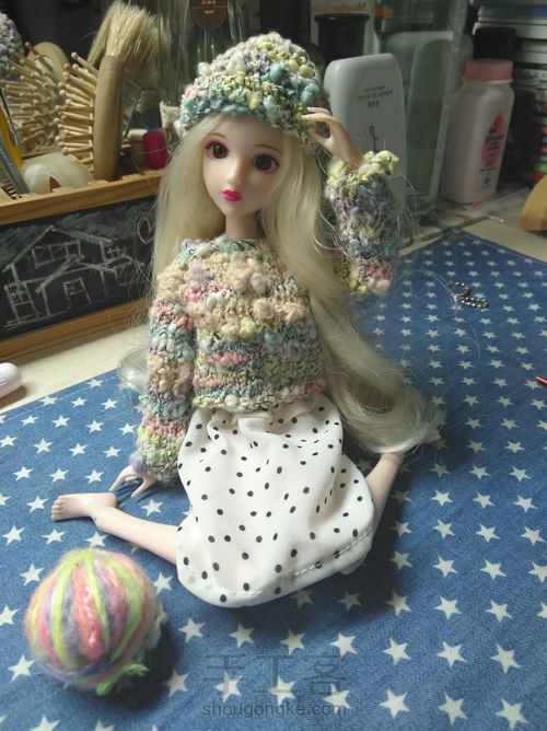 拯救怕冷星人针织毛衣~ 第10步