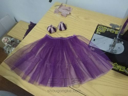 欧式洋裙 紫罗兰 第10步