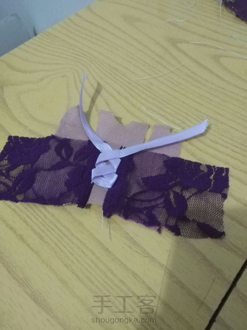 欧式洋裙 紫罗兰 第13步