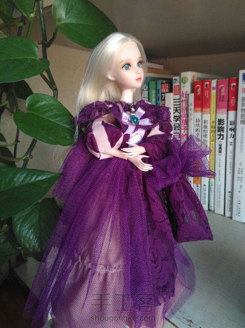 欧式洋裙 紫罗兰 第29步