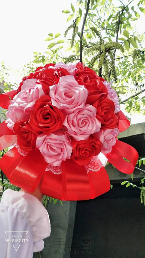 (如夏)手捧花 第9步