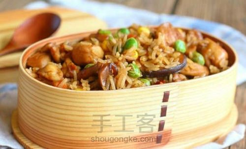 香菇油饭（转） 第7步