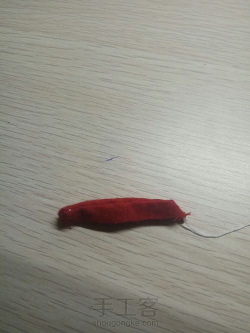 六分娃衣——红色旗袍 第8步