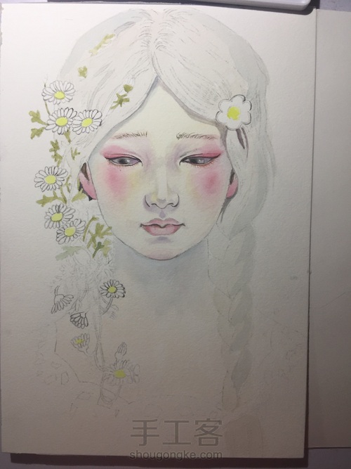 一个有着淡淡忧桑的女子 第4步