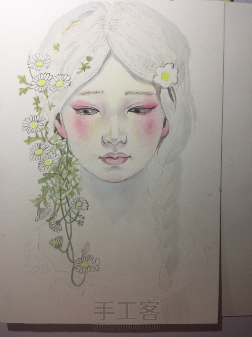 一个有着淡淡忧桑的女子 第5步