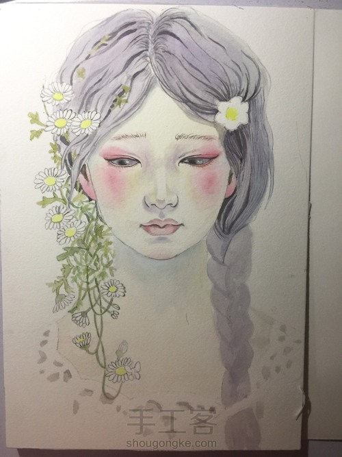 一个有着淡淡忧桑的女子 第7步