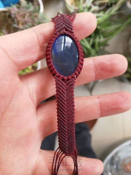 拉长石手镯 第5步