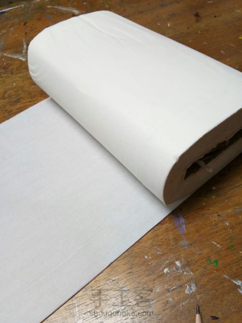 纸巾康乃馨 第1步