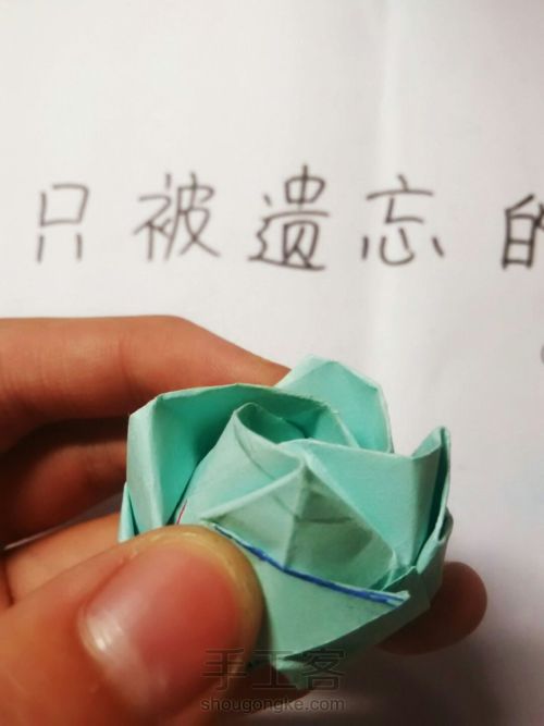 超详细的川崎玫瑰折纸教程（下） 第56步
