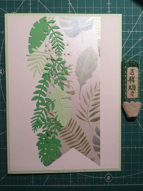 给春天添一抹绿 卡片 041 第5步