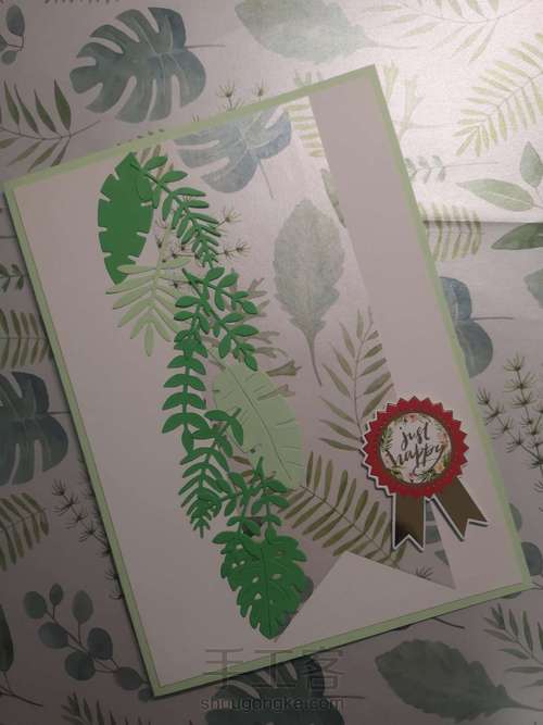 给春天添一抹绿 卡片 041 第8步