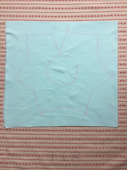 婴儿围嘴  360度防水星星口水巾 第2步