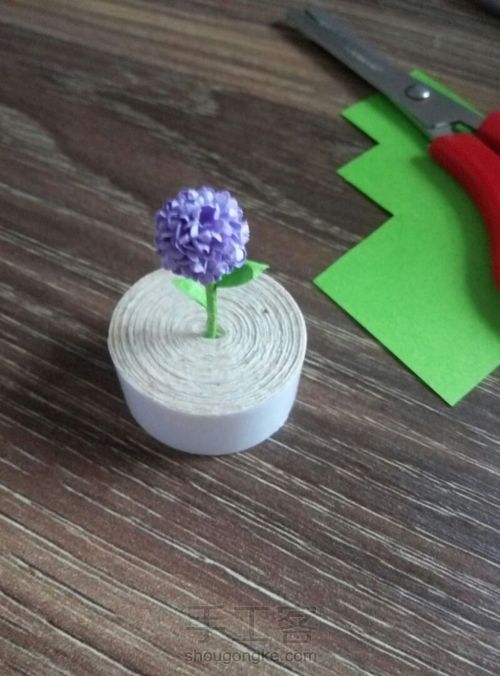 绣球花项链 第13步