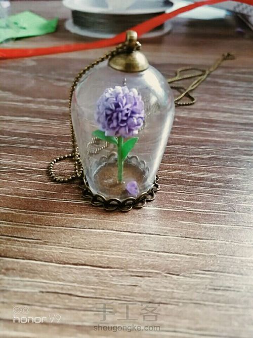 绣球花项链 第15步