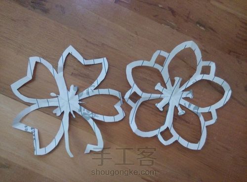 樱花剪纸 第11步