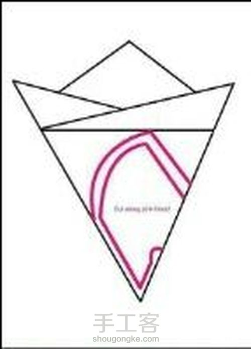 樱花剪纸 第12步