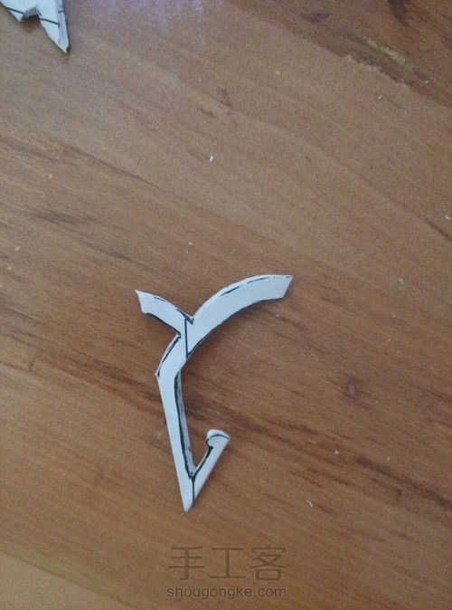 樱花剪纸 第9步