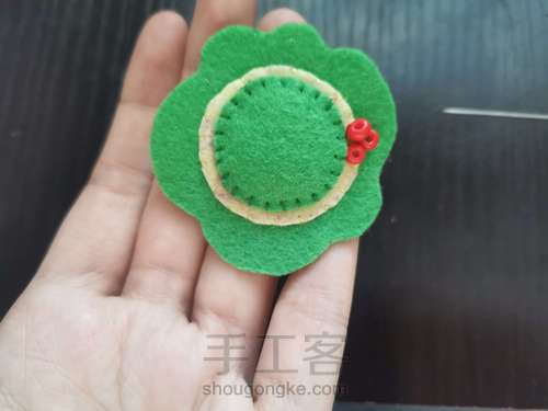 风靡一时的旅行青蛙钥匙圈挂件 第10步