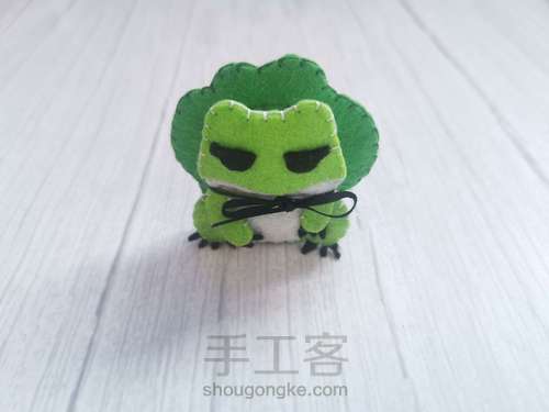 风靡一时的旅行青蛙钥匙圈挂件 第18步
