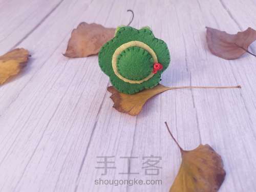 风靡一时的旅行青蛙钥匙圈挂件 第19步